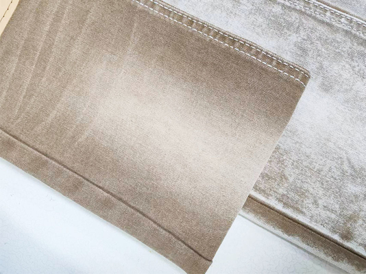 Farbenfrohe, leichtgewichtige, dehnbare Denim-Stoffe in Khaki