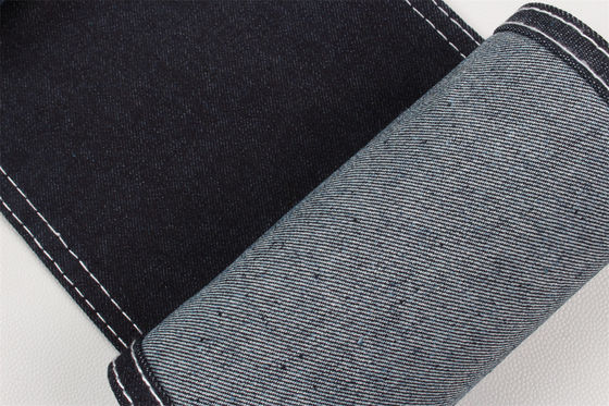 Guter Preis Dunkelblau High Spandex Baumwolle Polyester Stretch Denim Jeans Gewebe Online