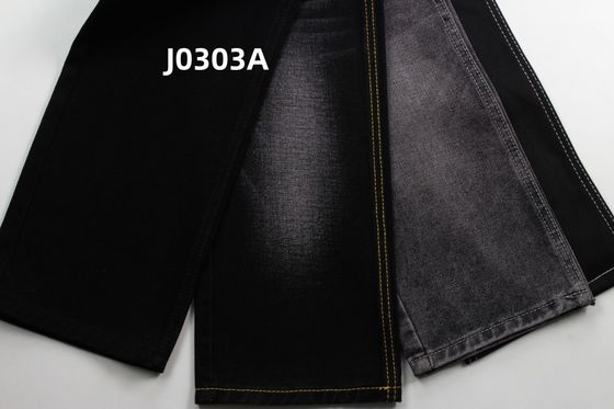 Guter Preis Warm verkaufen 11,5 Oz Schwefel Schwarz starres Gewebe aus Denim für Jeans Online