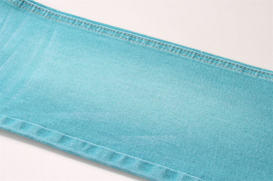 Guter Preis 9 Oz spezielle grüne Farbe Stretch Sommer Denim Stoff Jeans Stoff für Mann Frühling Sommer Stil heiß verkaufen bereit zum Versand Online