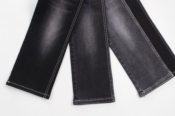 Warm verkaufen 10 Unzen Warp Slub High Stretch schwarze Rückseite Gewebe aus Jeans