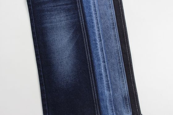 Guter Preis Großhandel 100% Baumwolle Dunkelblau starre Denimstoffe für Jeans Online