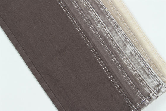 Guter Preis Braune Farbe 10 Einmal High Stretch Slub Denim Stoff für Lady Jeans Online