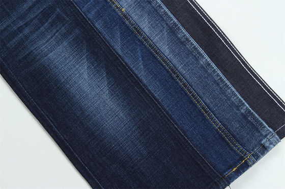 Guter Preis 11.5 Einmal weniger als 2 Dollar Crosshatch Slub Stretch Denim Stoff für Jeans Online