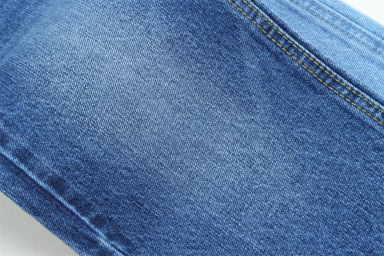 12,5 oz fester Denim-Stoff mit Kettfaden-Noppen für Markenjeans, 100 % Baumwolle, superdunkelblau