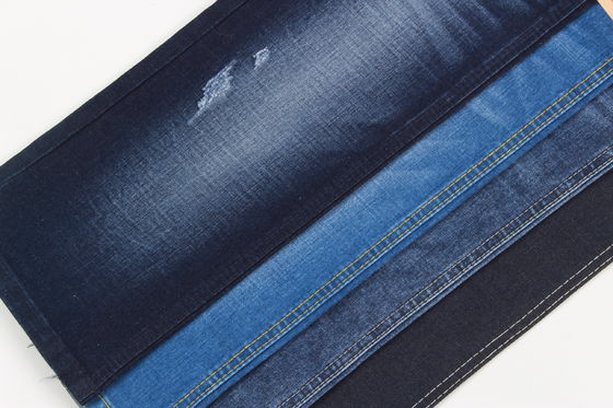 Oberste Baumwolle Polyester Spandex Slub Stretch Denim Stoff für Jeans nach Südamerika