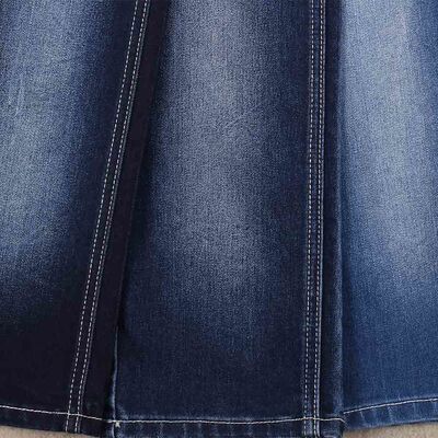 Guter Preis Heiß verkaufendes indigoblaues Jeans-Denim-Gewebe aus Baumwolle und Polyester für den Großhandel in Jeansstofffabriken Online