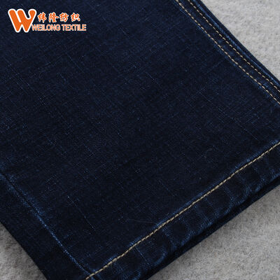 Guter Preis Großhandel 10oz Denim Stoff Bedruckte Baumwolle Polyester Broken Twill Gewebe für Bekleidung Röcke Jeans Online