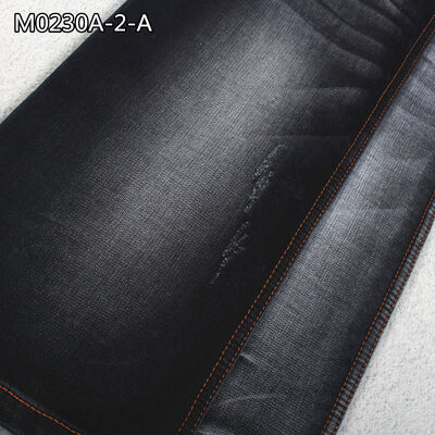 Guter Preis 12oz schwarzer doppellagiger Batik- und gekämmter Garn-Denimstoff Online