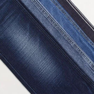 Guter Preis Weniger als 2 Dollar 190 cm 11 oz Crosshatch Slub Stretch Denim Stoff Online