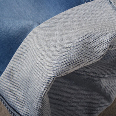 Guter Preis Doppelschicht Imitate Strick Spezialweben Denim Stoff hohe Qualität für Jeans Hersteller Online