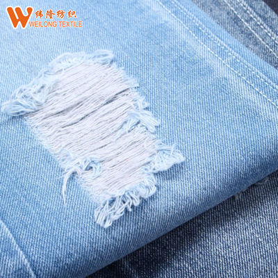 Guter Preis Einheitliches Schwergewicht 14oz dehnen Denim Jean Material Environmentally Friendly aus Online