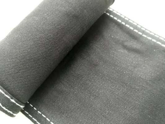 Guter Preis 3 1 Twill der rechten Hand 9 Polyester des Unze-Schwarz-Ausdehnungs-Denim-Gewebe-72 der Baumwolle28 Online