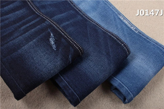 Guter Preis Enorme Stretchable blaue Frauen dünner rechter Twill Jeans-RHT 10 Unze-Denim-Gewebe Online