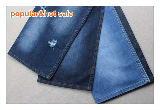 Guter Preis Baumwolldenim-Gewebe Jean Material der Kleiderjeans-Indigo-Blau-steifes Hand100 12 Unze Online