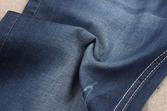 Guter Preis Baumwolldenim-Gewebe-Denim-Hemd-Material des weiche Handindigo-Blau-4.5oz 100 Online