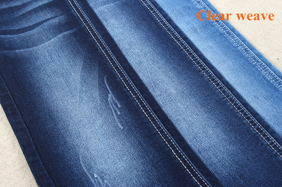 Guter Preis 9oz 63 Polyester der Baumwolle36 1 Spandex-rechtes Denim-Twill-Webart-Gewebe Online