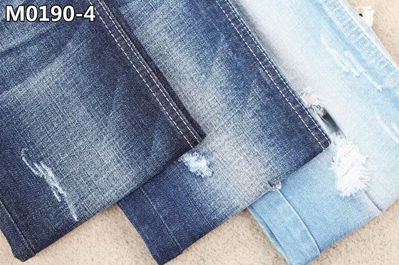 Guter Preis Spandex-Denim-Gewebe Baumwolle GOTS dunkelblaues mit Querbreite des luken-Vorgespinst-150 Online