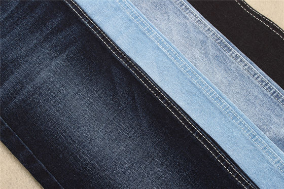 Guter Preis Mittleres Gewicht 9.5Oz färbte Denim-Gewebe-Baumwollepolyspandex-Power-Stretch Online