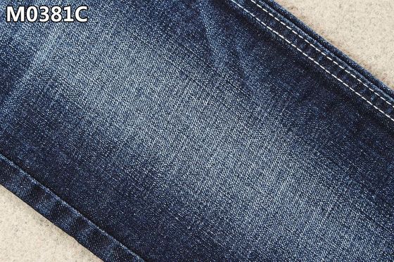 Guter Preis 11 Unzen-Querluken-Baumwoll-Polyester-Denim-Gewebe-geringfügiges Gummiband für die Jeans der Männer Online
