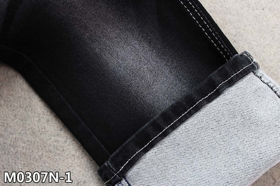 Guter Preis Fälschung 9.5oz stricken Denim-Gewebe-Schwefel, den schwarze Doppelschichten ausdehnen Online